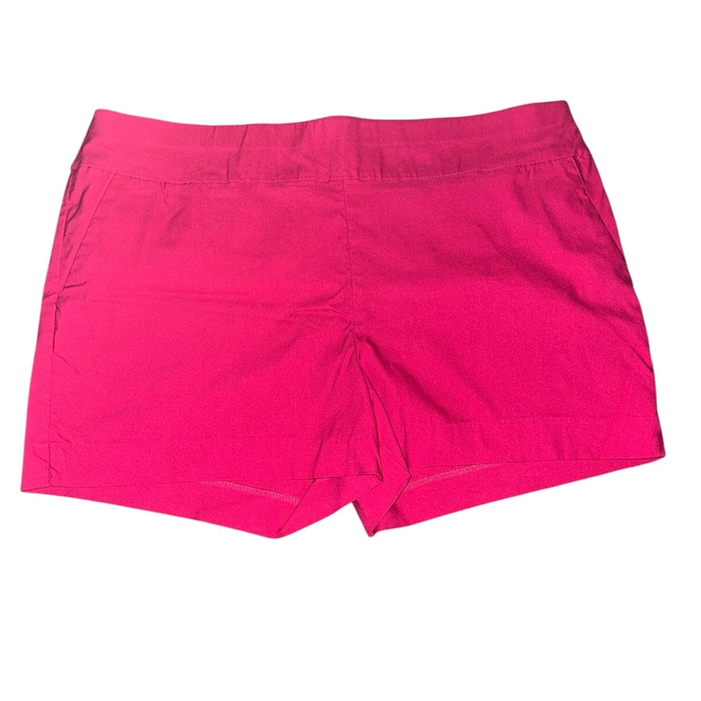 New York & Company Whitney High Waisted Pull On Shorts XXL Pink